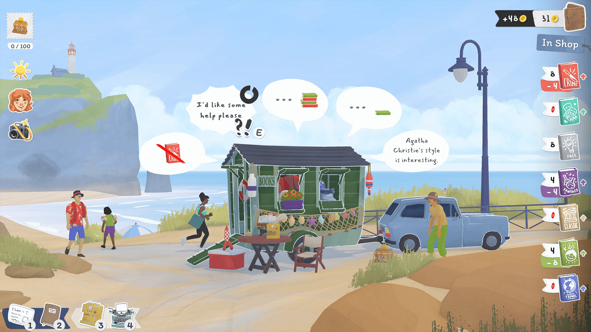 Скриншот из игры Tiny Bookshop - 6