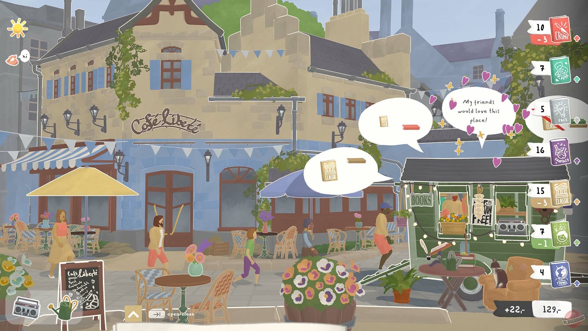 Скриншот из игры Tiny Bookshop - 18