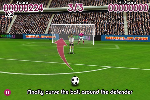 Скриншот из игры Flick Football - 1