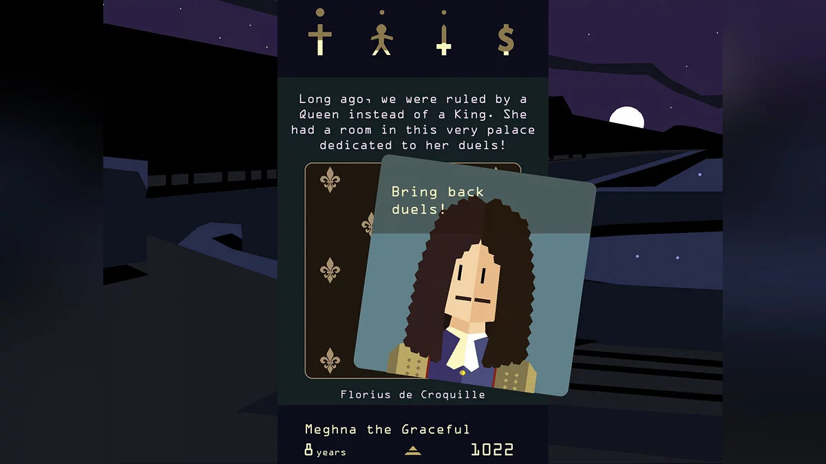 Скриншот из игры Reigns: Her Majesty - 16