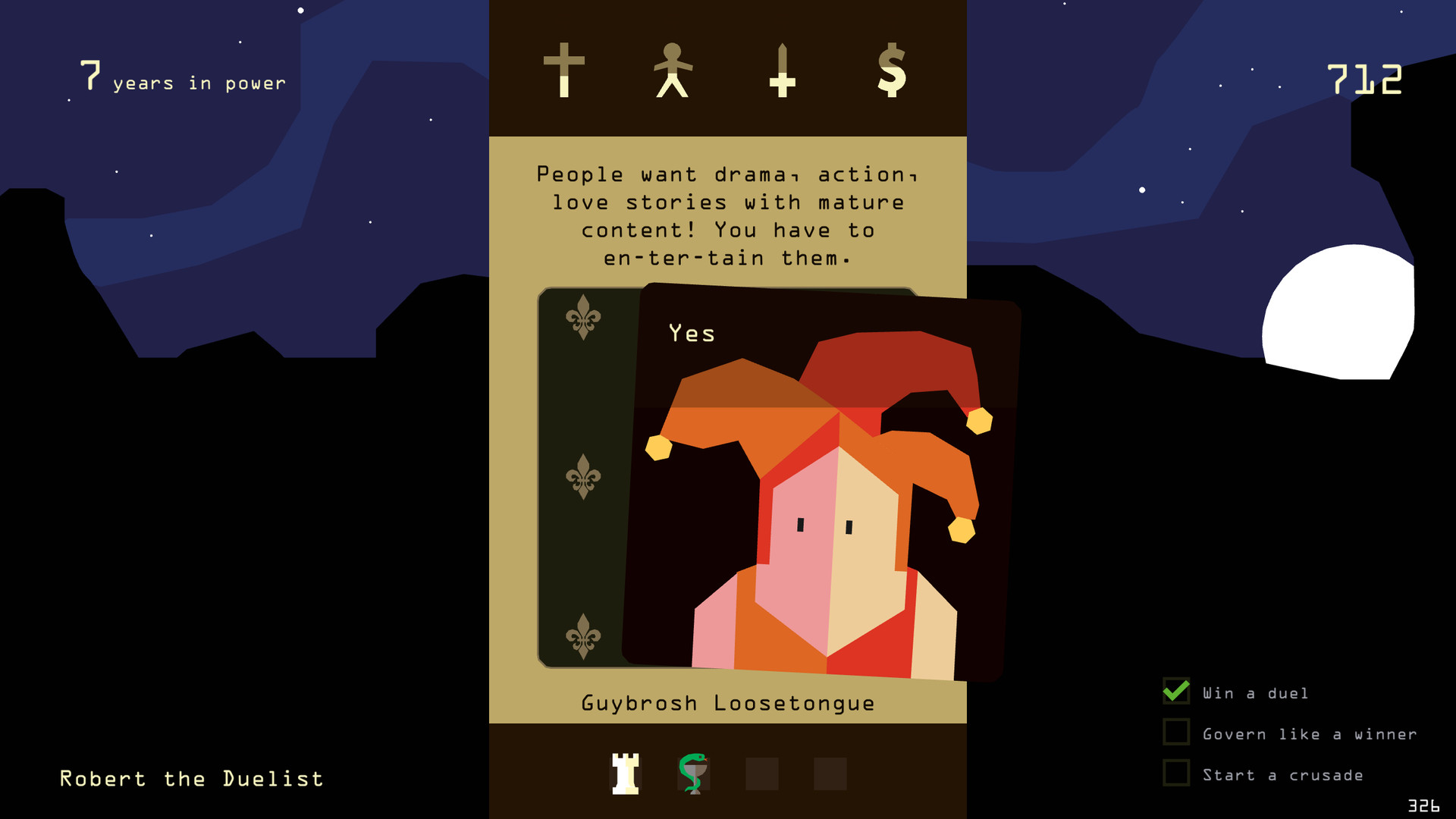 Скриншот из игры Reigns - 47