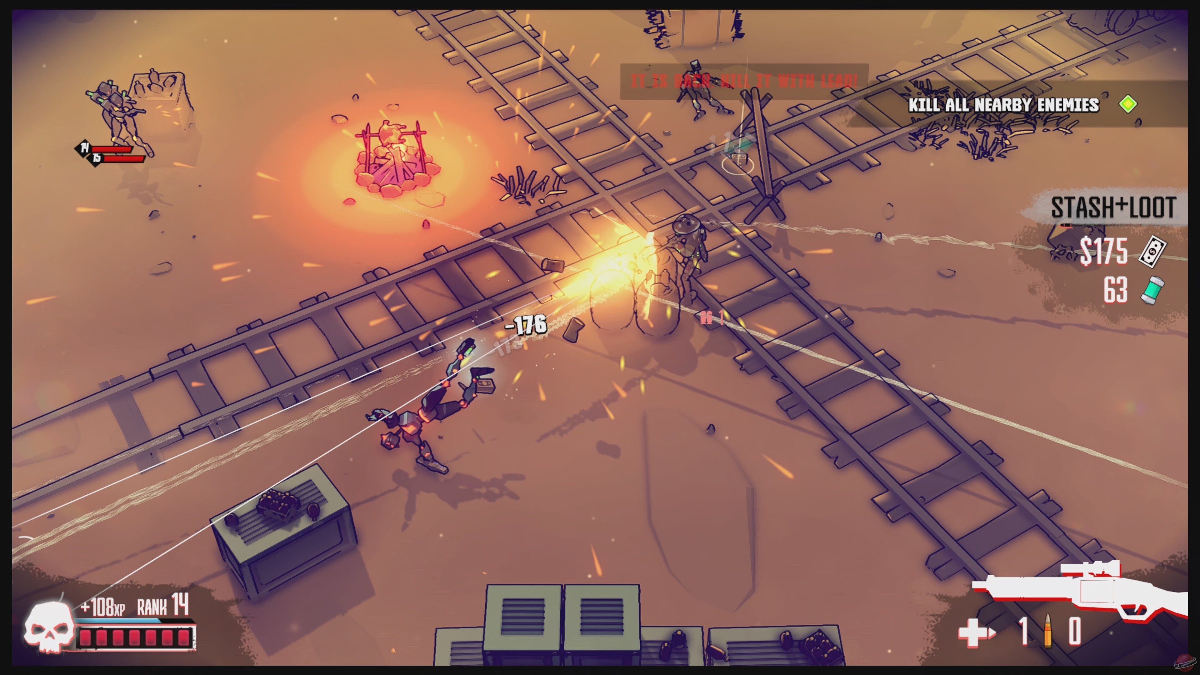 Скриншот из игры Dust & Neon - 8