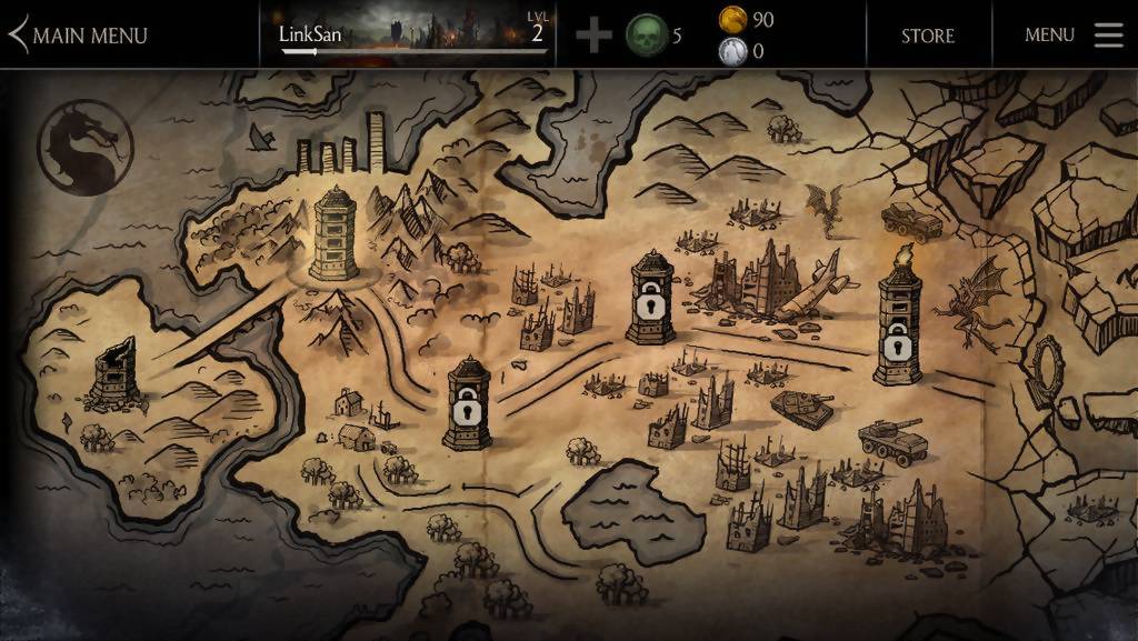 Скриншот из игры Mortal Kombat Mobile - 21