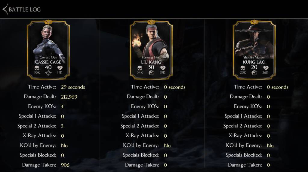 Скриншот из игры Mortal Kombat Mobile - 27