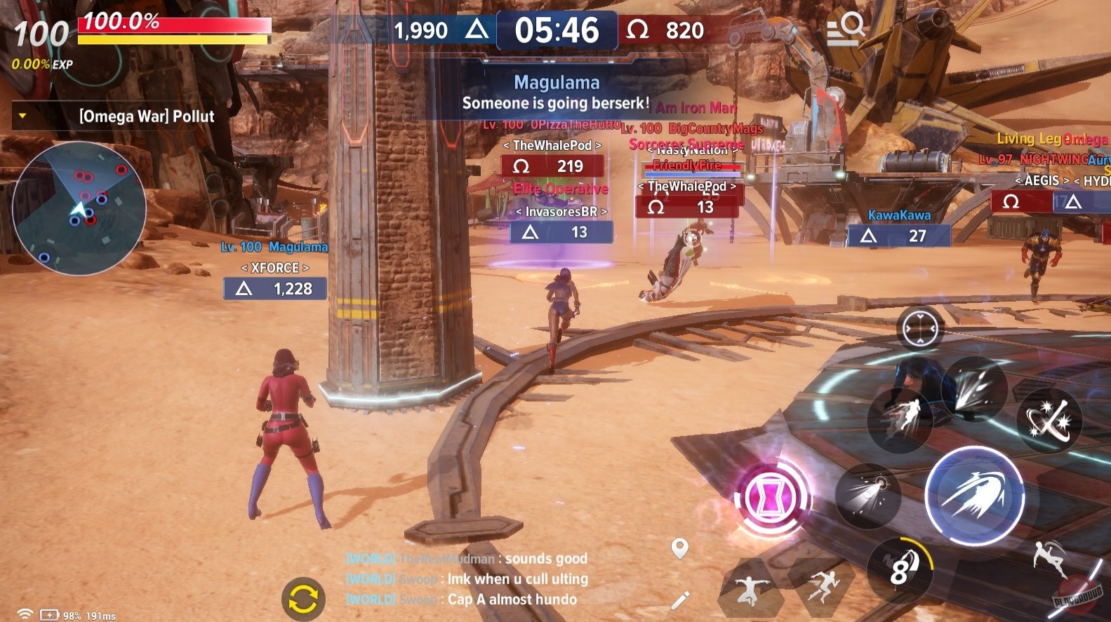 Скриншот из игры Marvel Future Revolution - 9