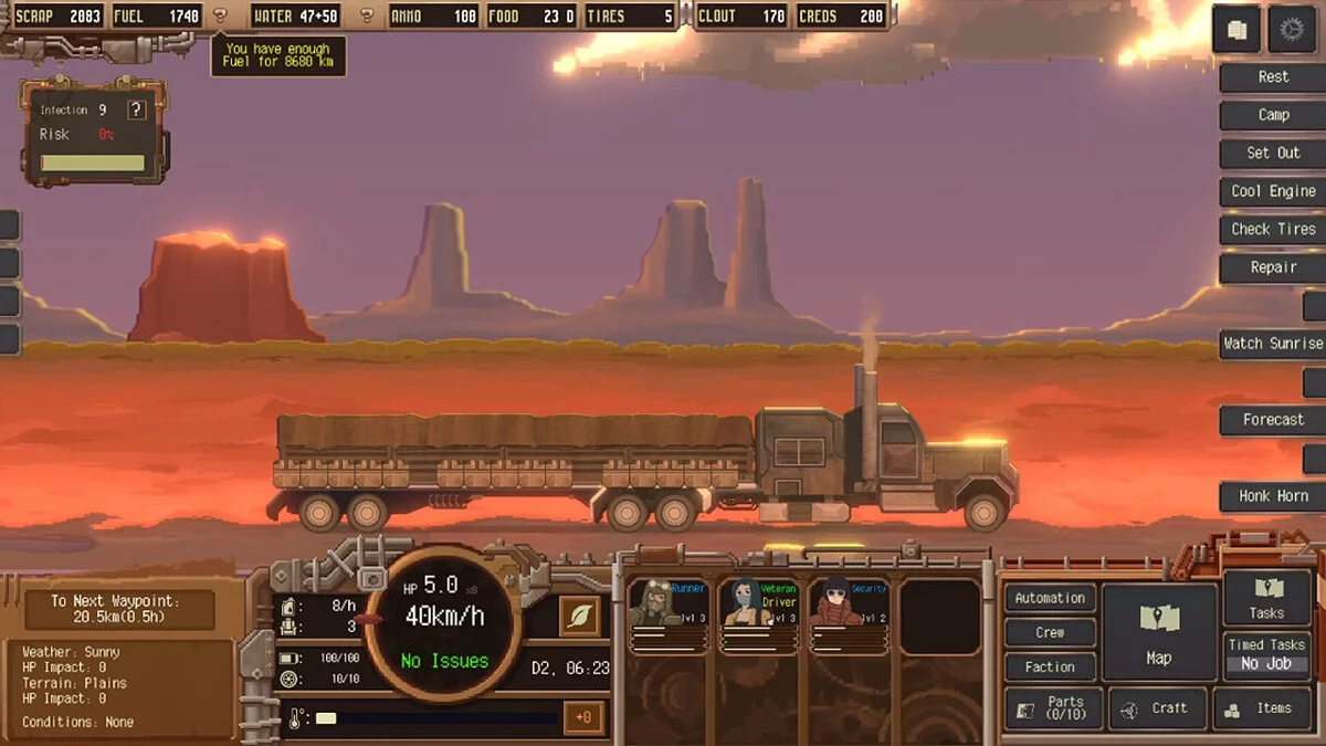Скриншот из игры Dustland Delivery - 18