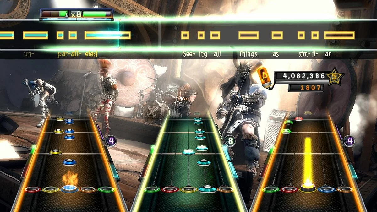 Скриншот из игры Guitar Hero 5 - 2