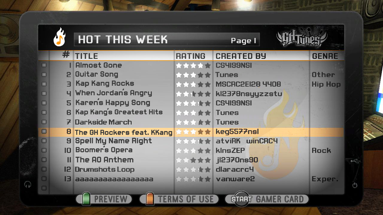 Скриншот из игры Guitar Hero: World Tour - 55