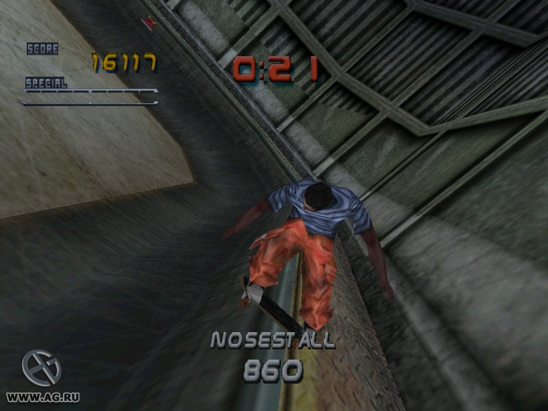 Скриншот из игры Tony Hawk's Pro Skater 2 - 58
