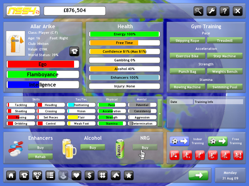 Скриншот из игры New Star Soccer 2010 - 8