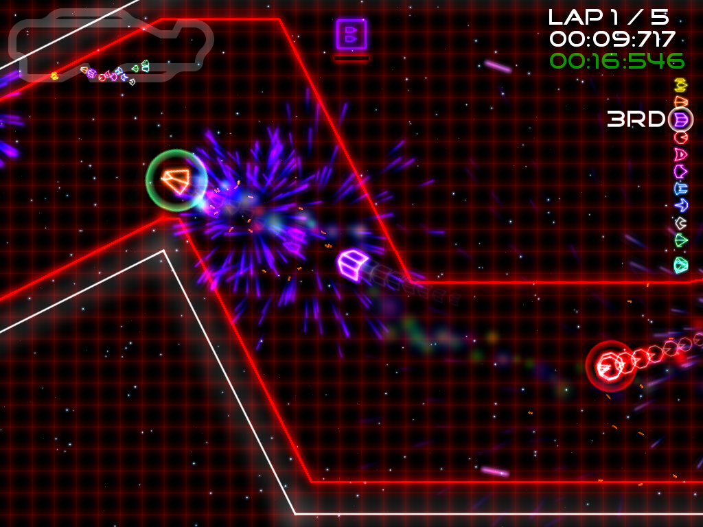 Скриншот из игры Super Laser Racer - 16
