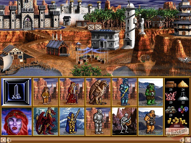 Скриншот из игры Heroes of Might and Magic 2: The Succession Wars - 1
