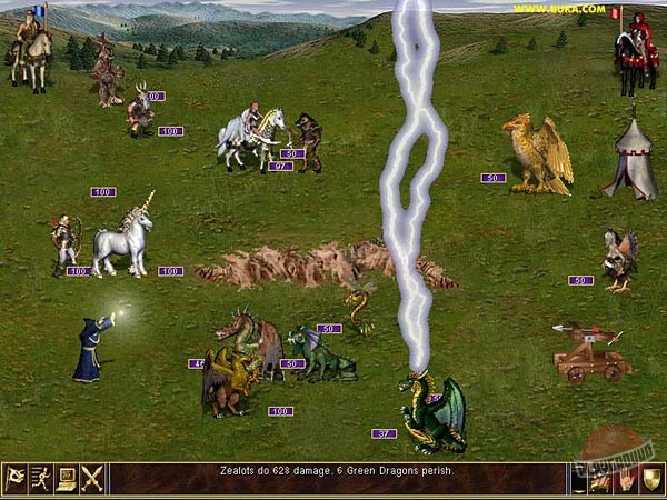 Скриншот из игры Heroes of Might and Magic 3: The Restoration of Erathia - 1