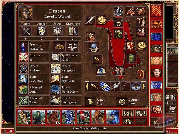 Скриншот из игры Heroes of Might and Magic 3: The Restoration of Erathia - 9