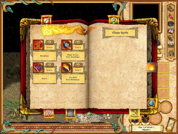 Скриншот из игры Heroes of Might and Magic 4: The Gathering Storm - 3