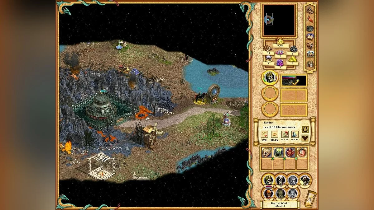 Скриншот из игры Heroes of Might and Magic 4 - 49