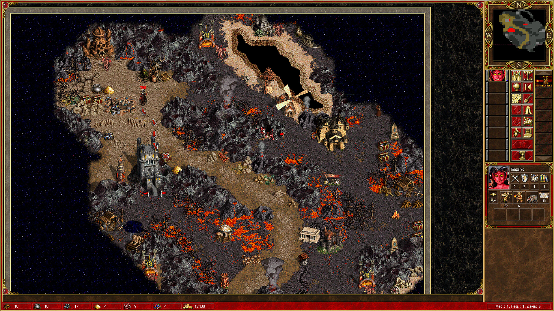 Скриншот из игры Heroes of Might & Magic 3 - 2