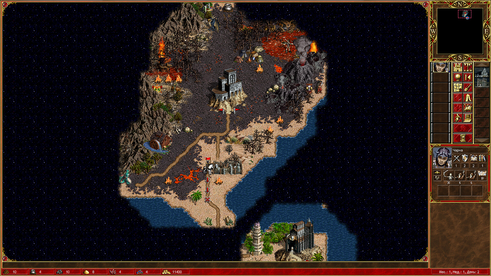 Скриншот из игры Heroes of Might & Magic 3 - 3