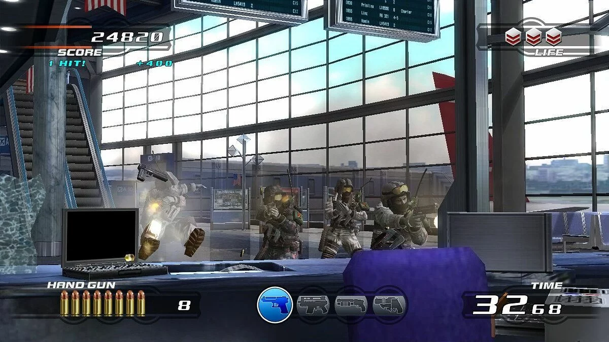 Скриншот из игры Time Crisis 4 - 9