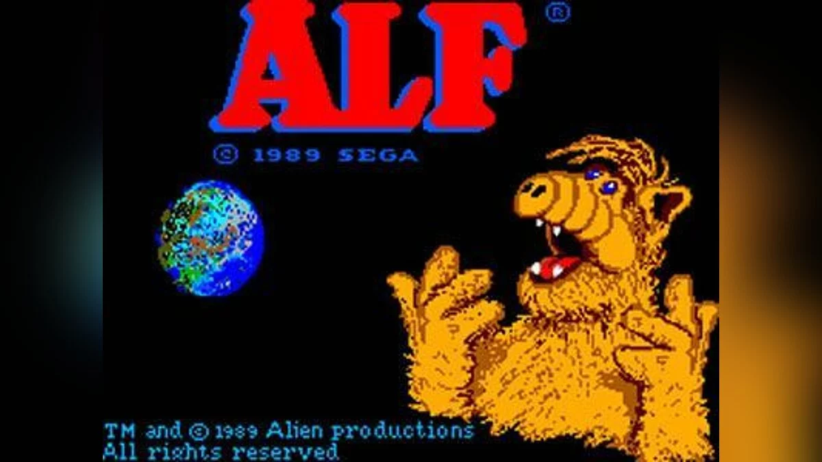 Скриншот из игры ALF - 1