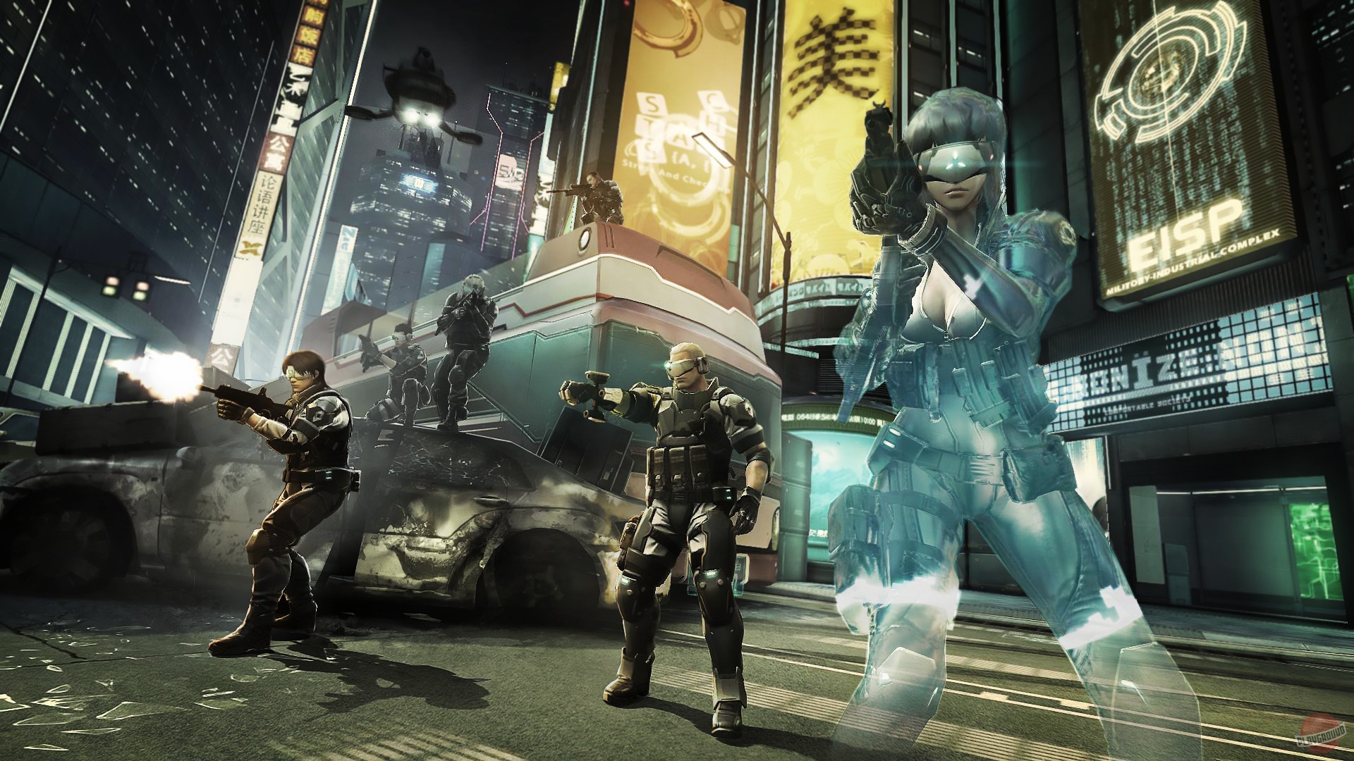 Скриншот из игры Ghost in the Shell: Stand Alone Complex - First Assault Online - 14