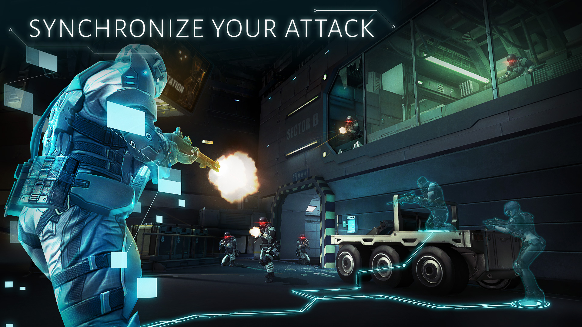 Скриншот из игры Ghost in the Shell: Stand Alone Complex - First Assault Online - 22