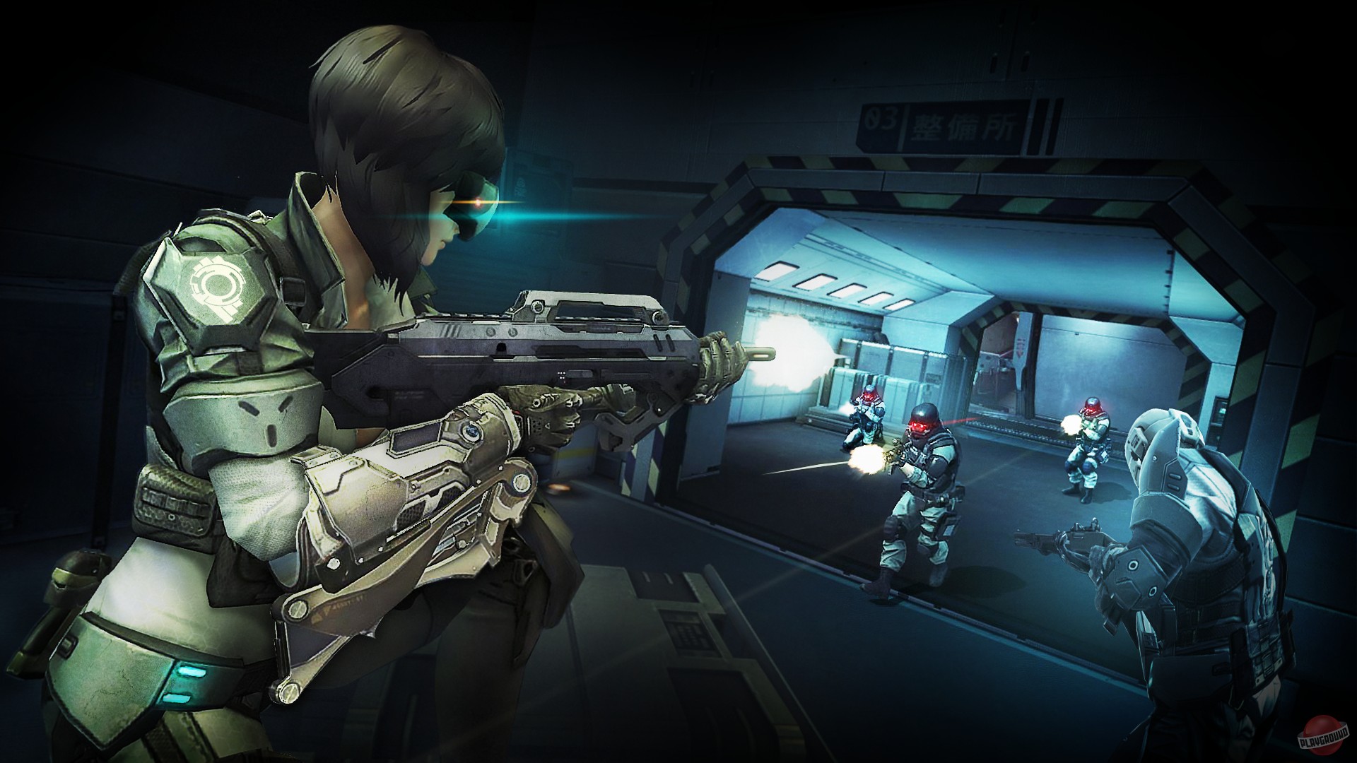 Скриншот из игры Ghost in the Shell: Stand Alone Complex - First Assault Online - 18