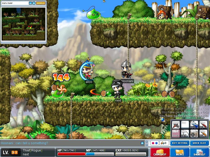 Скриншот из игры MapleStory - 8