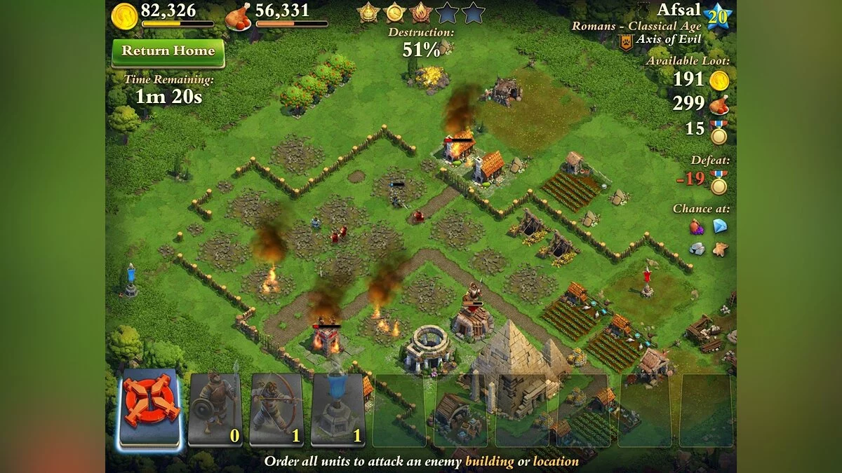 Скриншот из игры DomiNations - 9