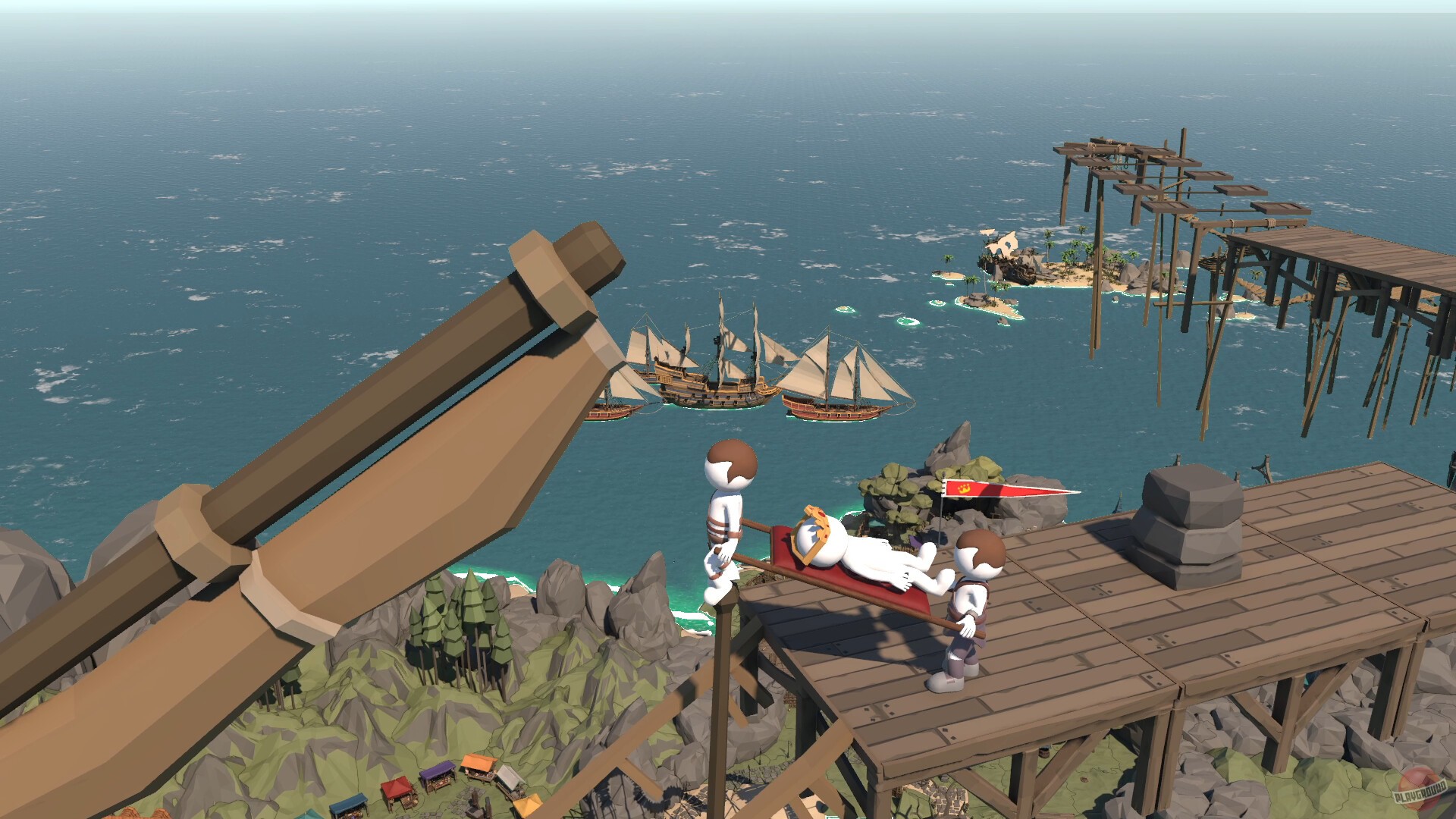 Скриншот из игры Hold Your King - 3