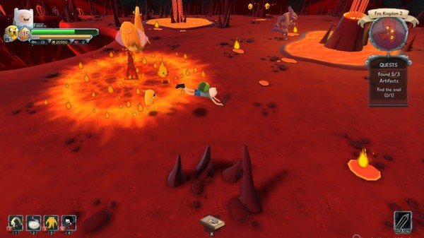 Скриншот из игры Finn and Jake's Epic Quest - 3