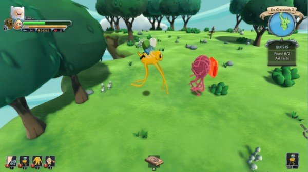 Скриншот из игры Finn and Jake's Epic Quest - 1
