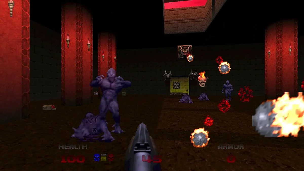 Скриншот из игры DOOM 64 - 2