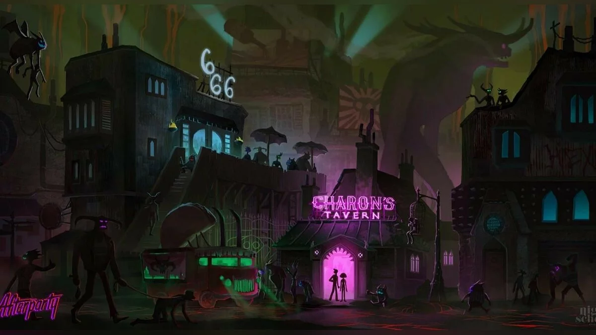 Скриншот из игры Afterparty - 35