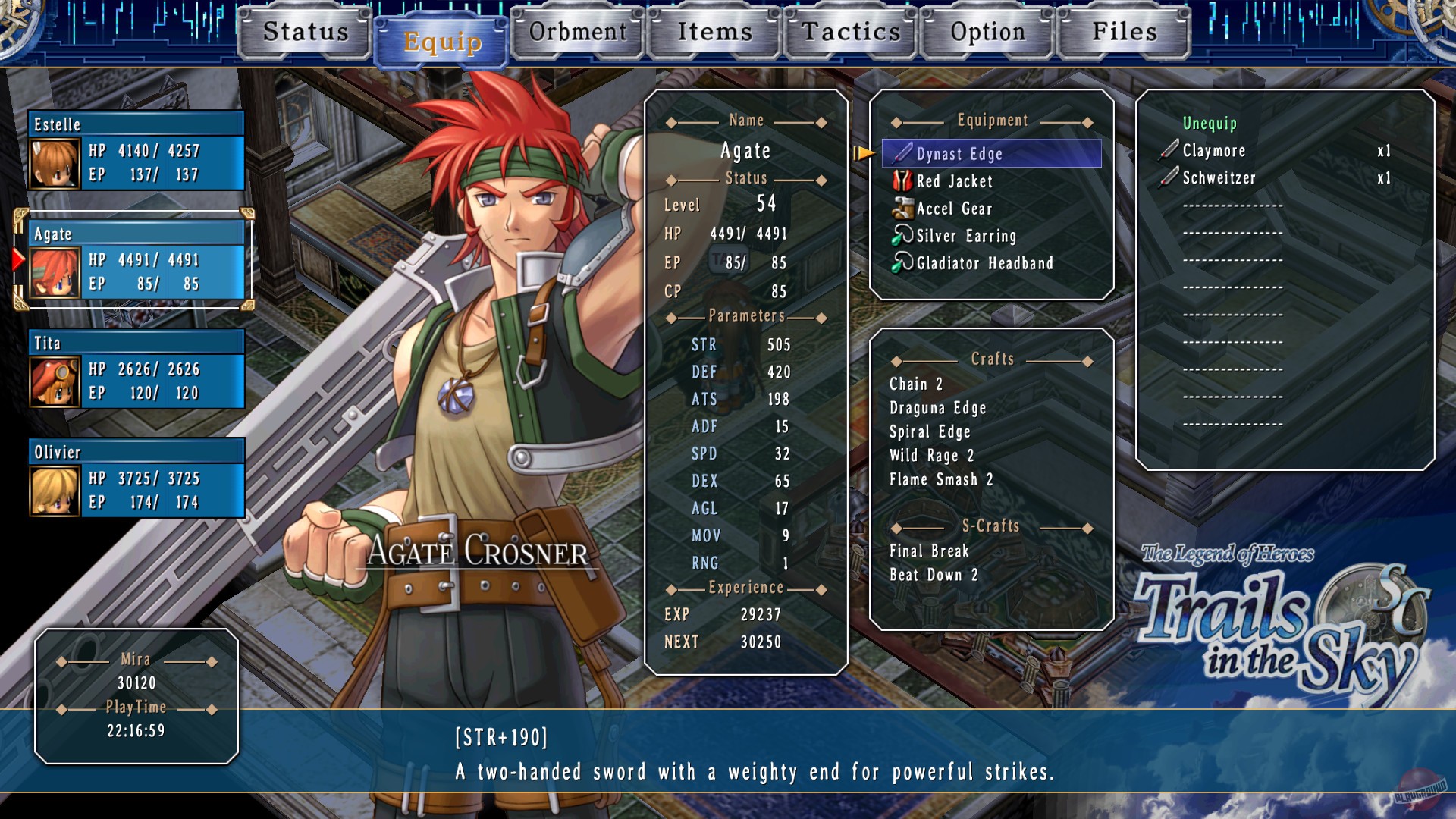Скриншот из игры The Legend of Heroes: Trails in the Sky SC - 35