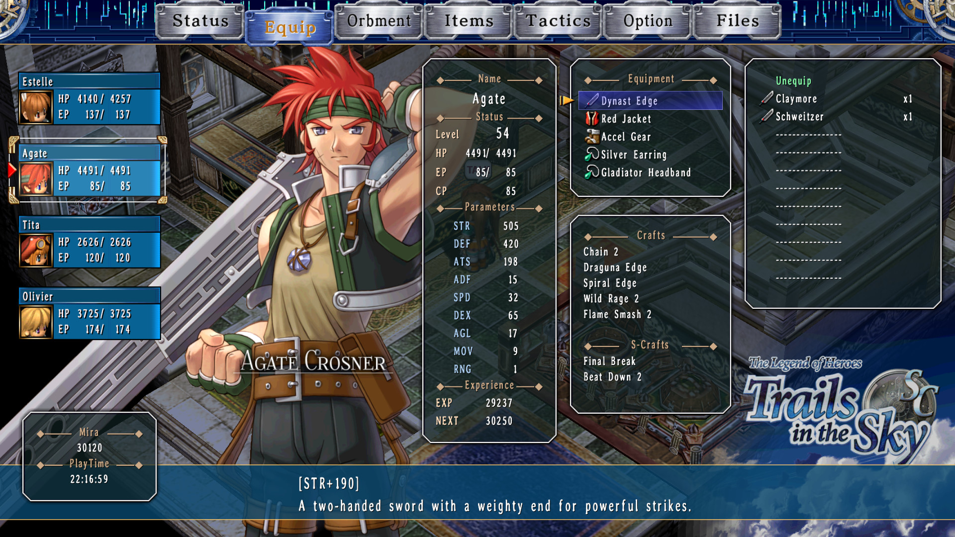 Скриншот из игры The Legend of Heroes: Trails in the Sky SC - 5