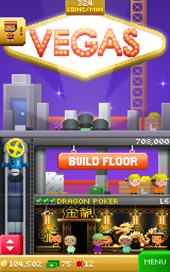 Скриншот из игры Tiny Tower Vegas - 4