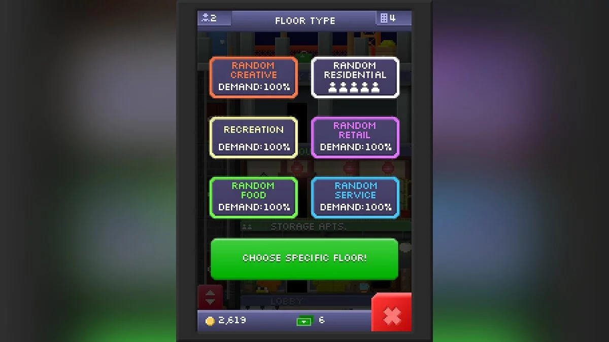 Скриншот из игры Tiny Tower - 7