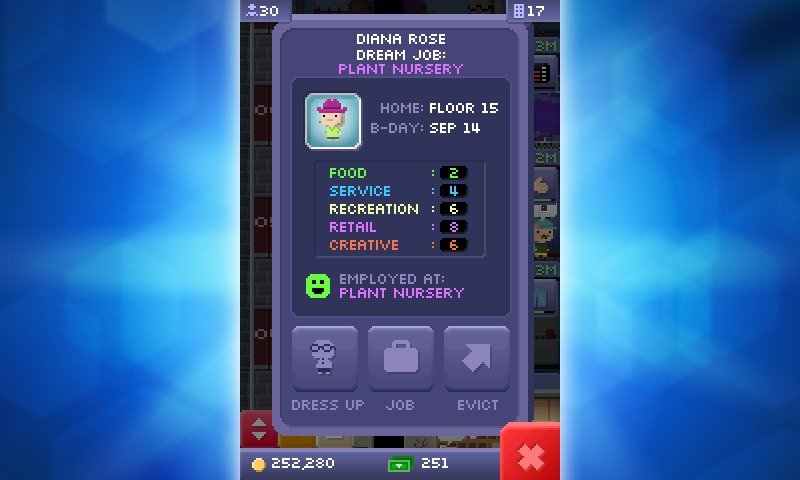 Скриншот из игры Tiny Tower - 1