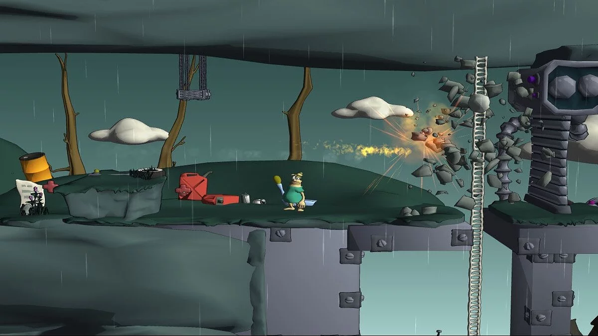 Скриншот из игры Cloning Clyde - 30