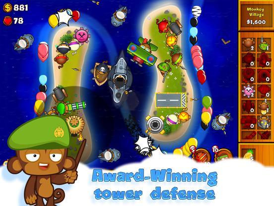 Скриншот из игры Bloons Monkey City - 4