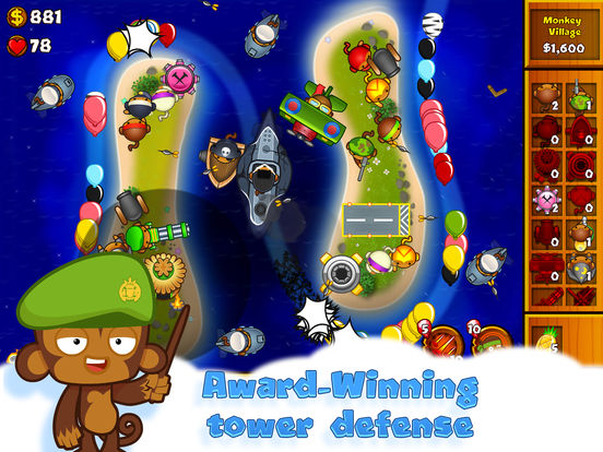 Скриншот из игры Bloons Monkey City - 25