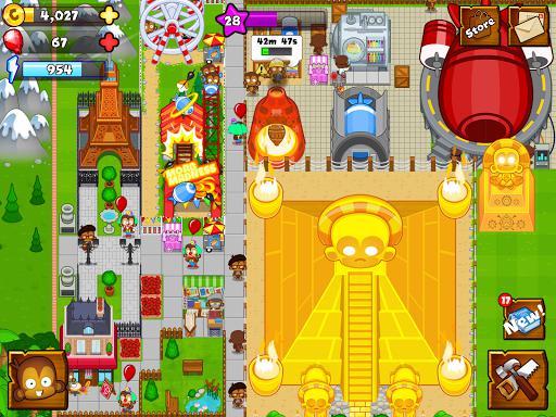 Скриншот из игры Bloons Monkey City - 17