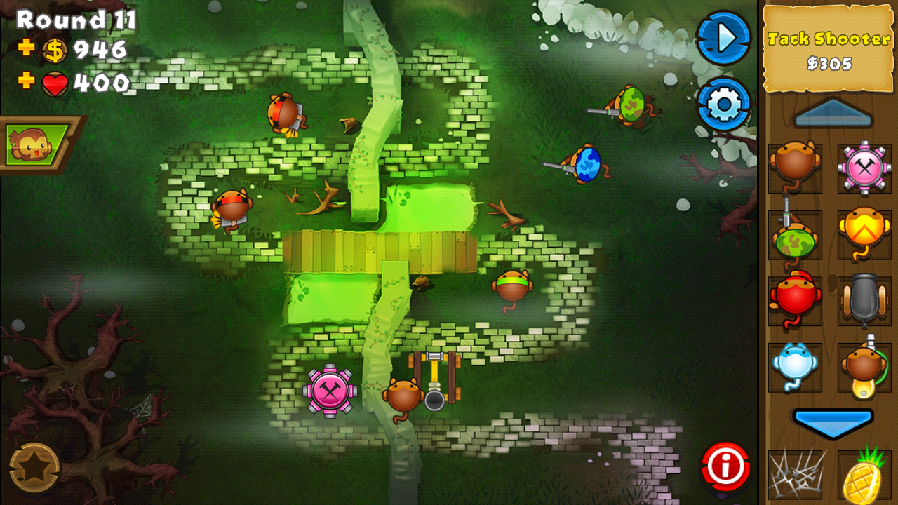 Скриншот из игры Bloons TD 5 - 1