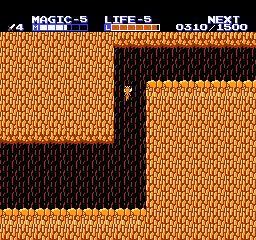 Скриншот из игры Zelda 2: The Adventure of Link - 9
