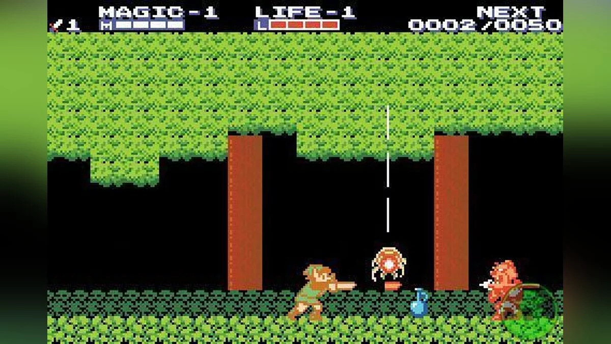 Скриншот из игры Zelda 2: The Adventure of Link - 2