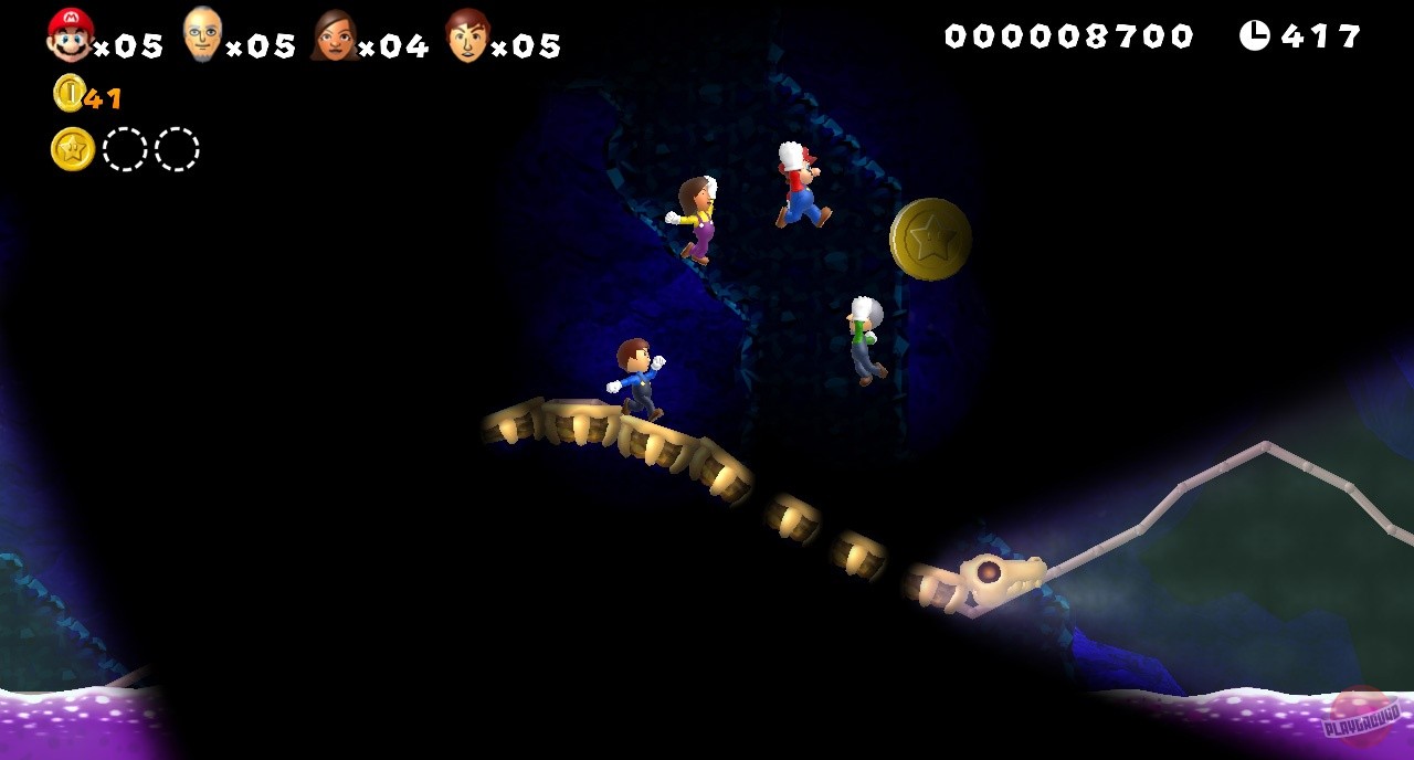 Скриншот из игры New Super Mario Bros. Mii - 6