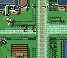 Скриншот из игры The Legend of Zelda: A Link to the Past - 2