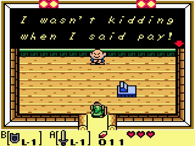 Скриншот из игры The Legend of Zelda: Link's Awakening DX - 2