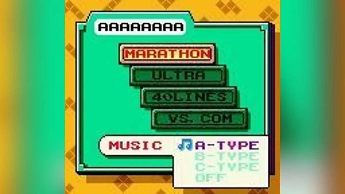 Скриншот из игры Tetris DX - 4